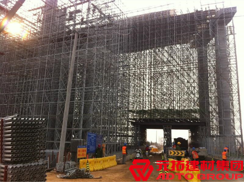 盤扣架數(shù)量計算難不難，盤扣一噸可以搭多少平？