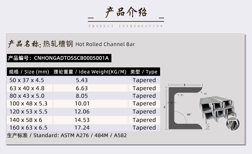 無(wú)錫不銹鋼槽鋼產(chǎn)品介紹